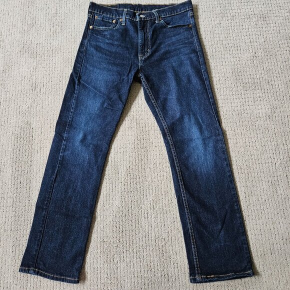 Levi's Other - Levis Jeans Mens 32X30 513 Slim Straight Dark Wash Stretch Denim